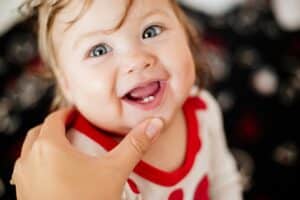 Appearance of baby's teeth