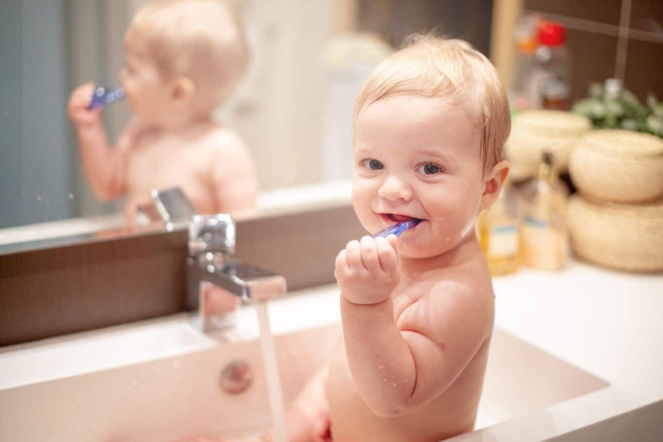Bébé Brosse : brosse à dents en silicone pour bébé